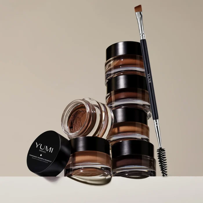 Farget øyenbrynsalve - Dark Brown Powder Pomade 5 g - Bilde 3